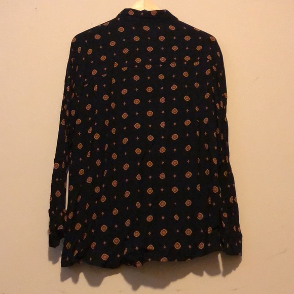 FREE PEOPLE - Pattern Button Up - Picture 5 of 6